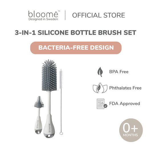 3-in-1 Silicone Bottle Brush Set