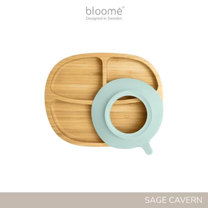 Classic Bamboo Suction Plate