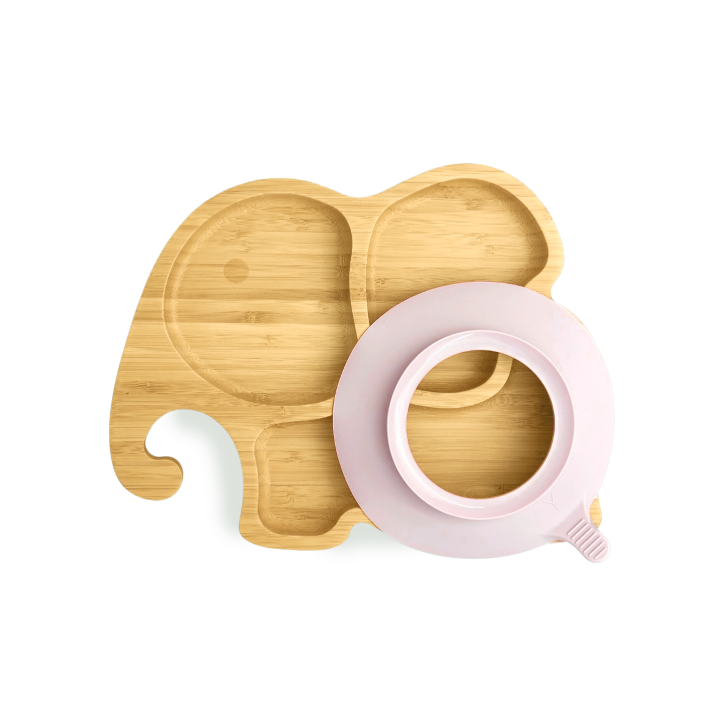 Elephant Bamboo Suction Plate