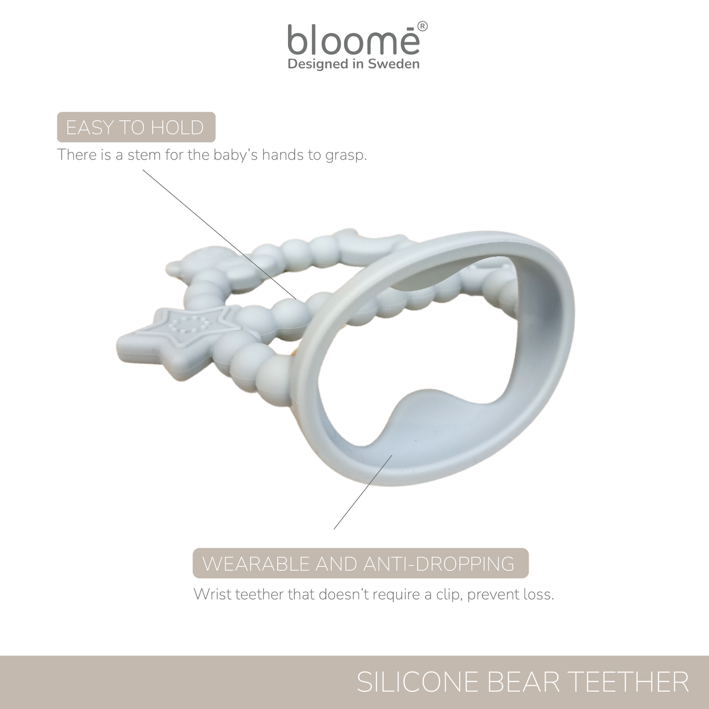 Silicone Bear Teether