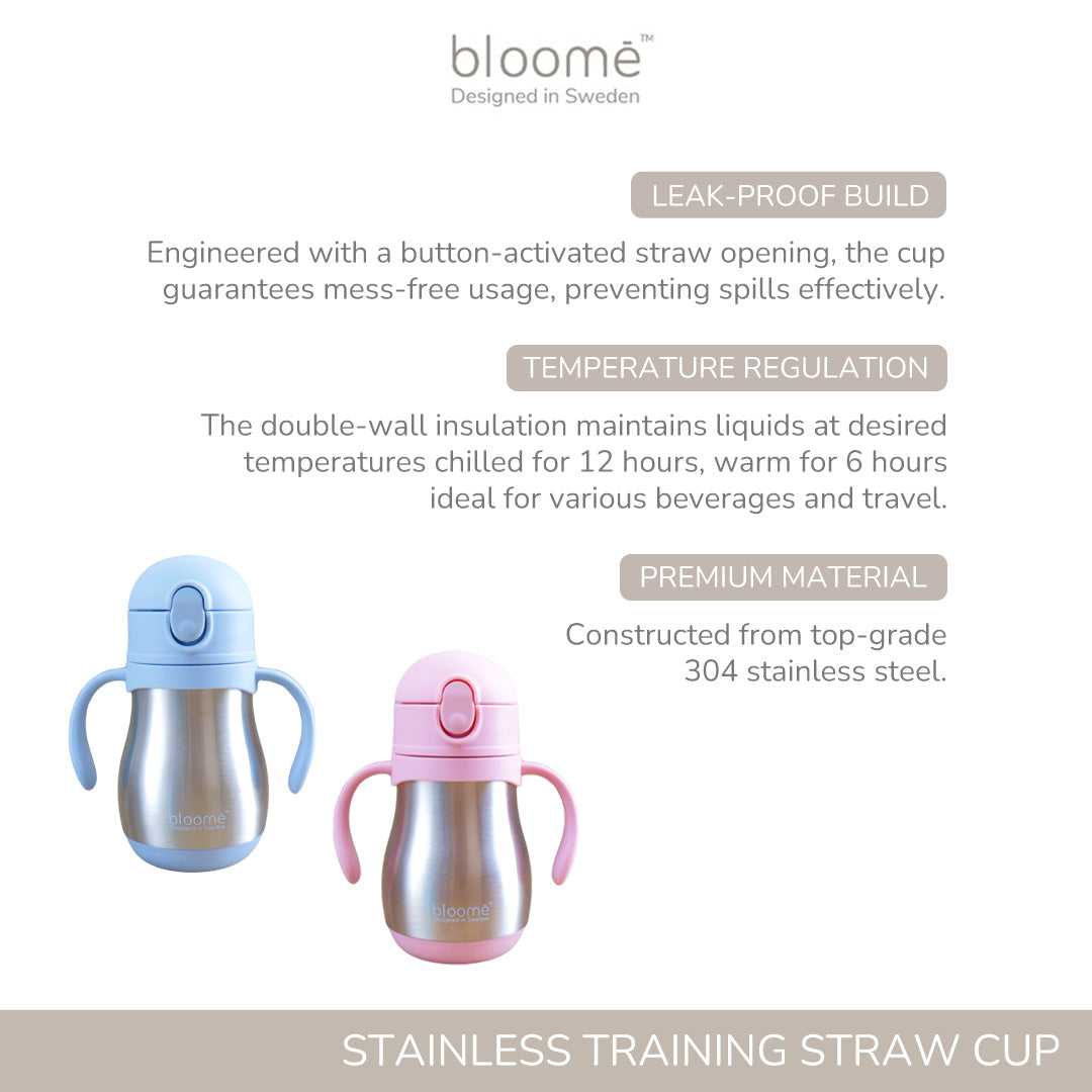 Stainless Training Straw Cup Baby