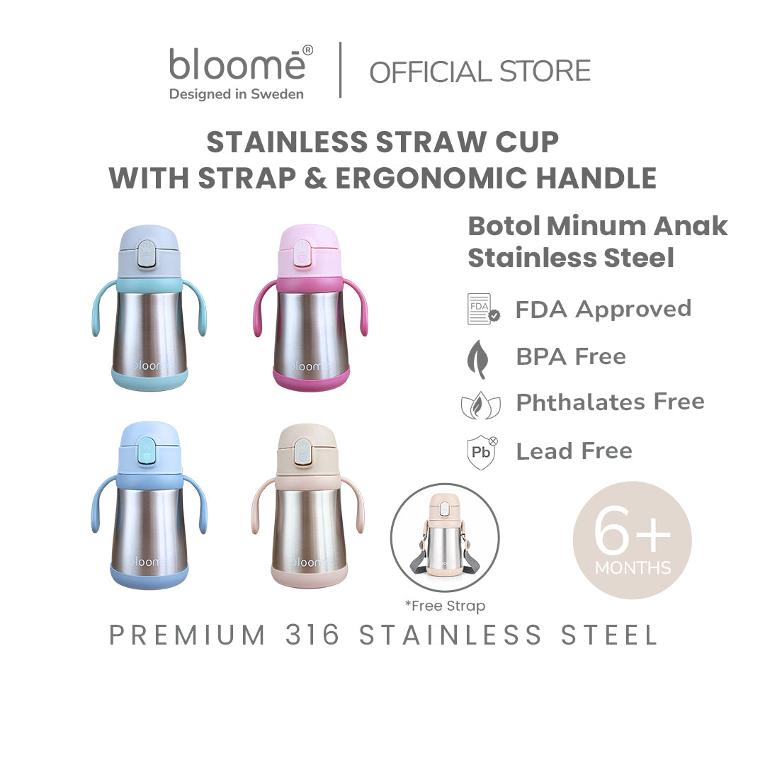 Bloome Stainless Steel Straw Cup – Leak-Proof & Insulated
