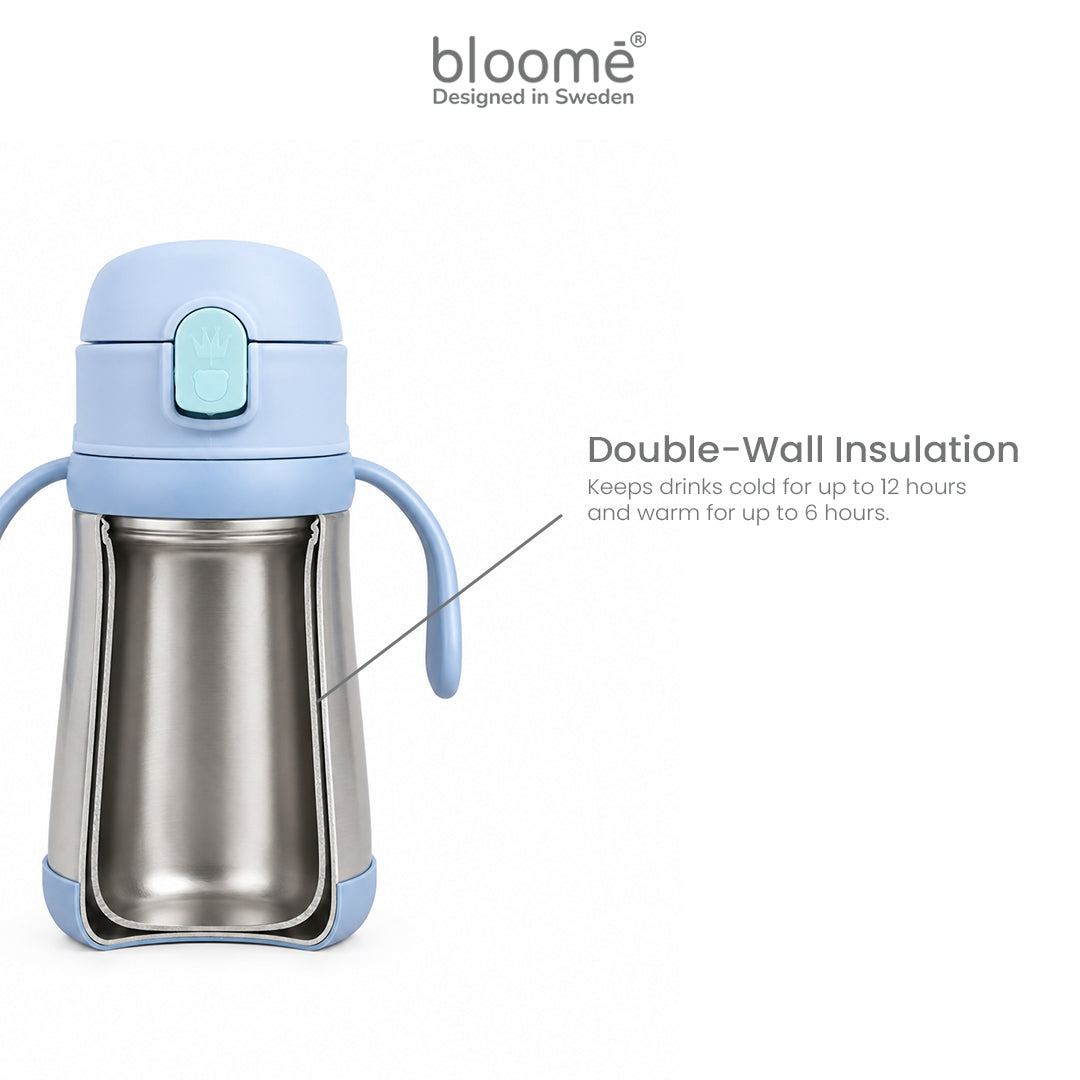 Bloome Stainless Steel Straw Cup – Leak-Proof & Insulated