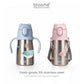 BLOOME - Stainless Training Straw Cup Long Strap/Ergonomic Handle