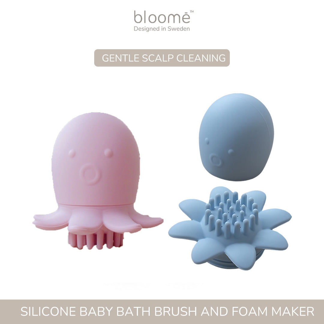 Baby Bath Brush and Foam Maker