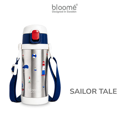 Bloome Stainless SipStrap™ Straw Cup – Botol Minum Anak 350ml