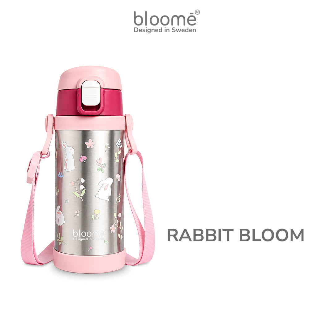 Bloome Stainless SipStrap™ Straw Cup – Botol Minum Anak 350ml