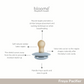 Freya Organic Latex Rubber Silicone Pacifier