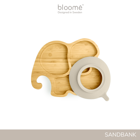 Elephant Bamboo Suction Plate
