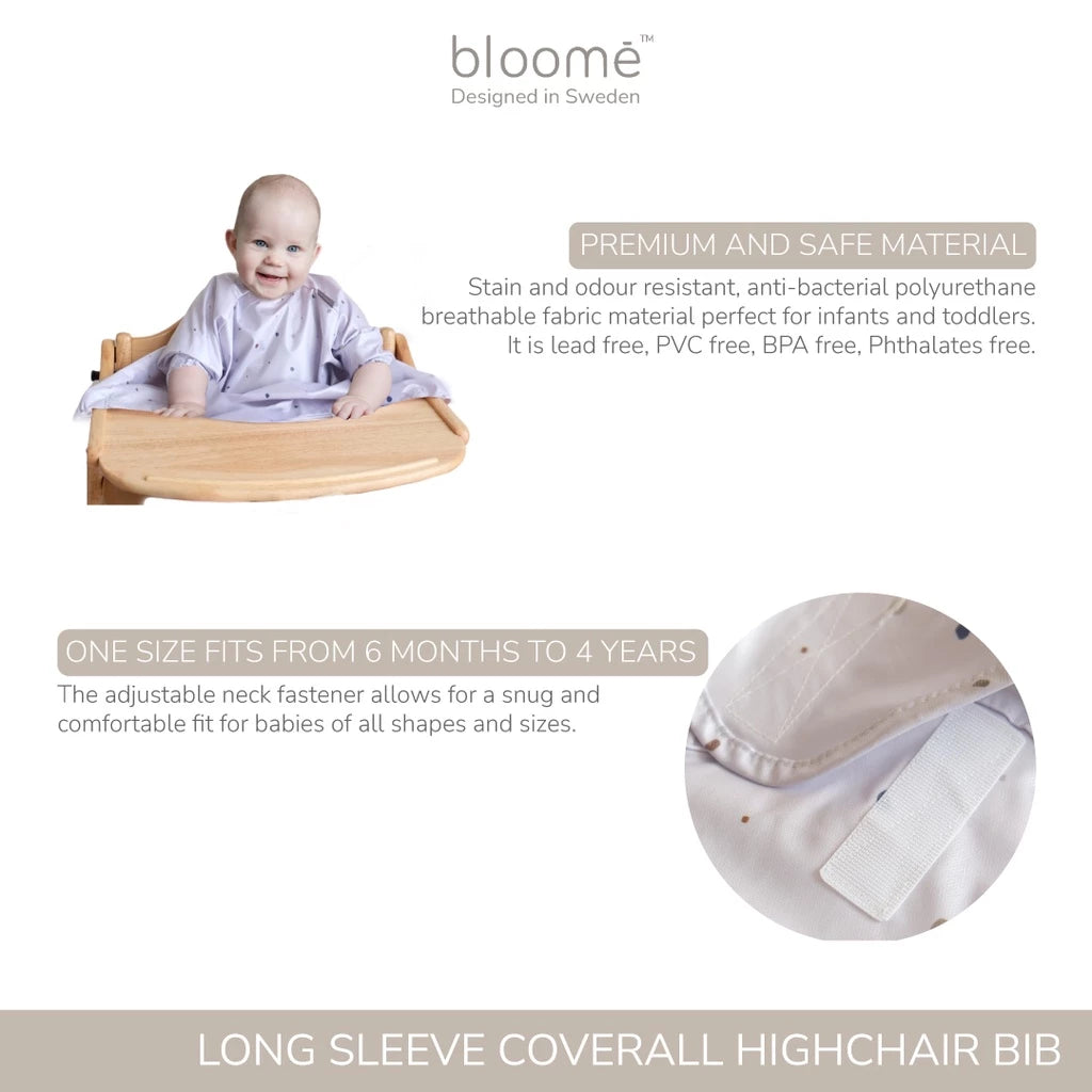 Coverall Bib High Chair For Baby Toddler And Kids