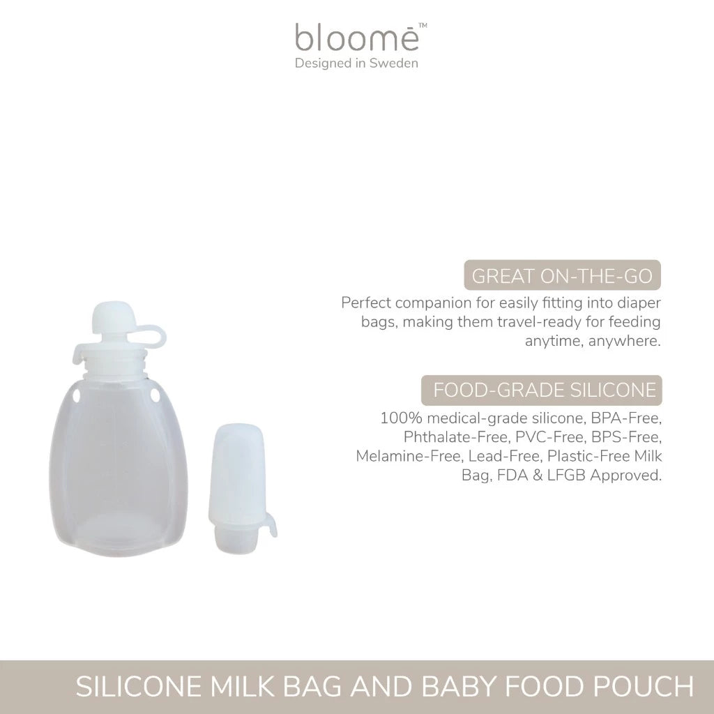 Silicone Milk Bag And Baby Food Pouch