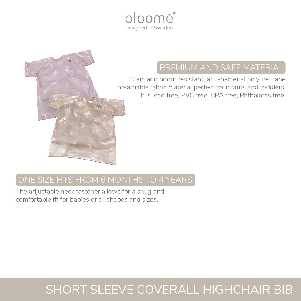 Short Coverall Bib High Chair For Baby Toddler And Kids