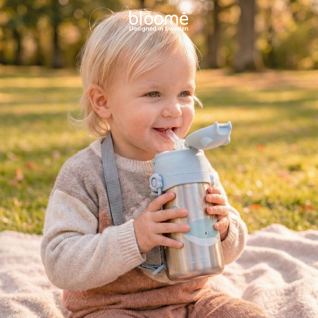 Stainless Training Straw Cup Long Strap