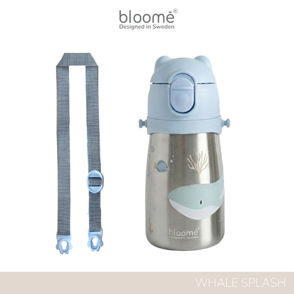 Stainless Training Straw Cup Long Strap