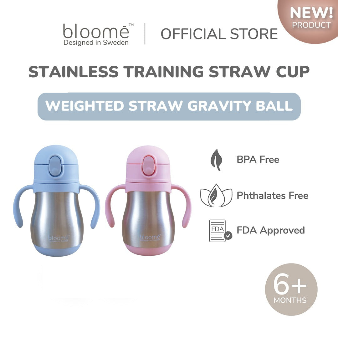 Stainless Training Straw Cup Baby