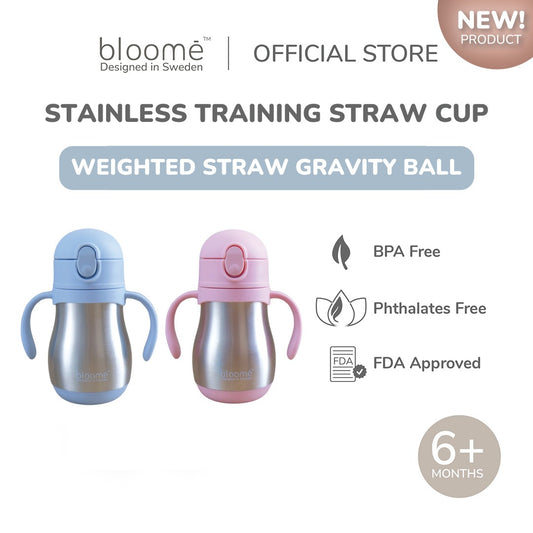 Stainless Training Straw Cup Baby