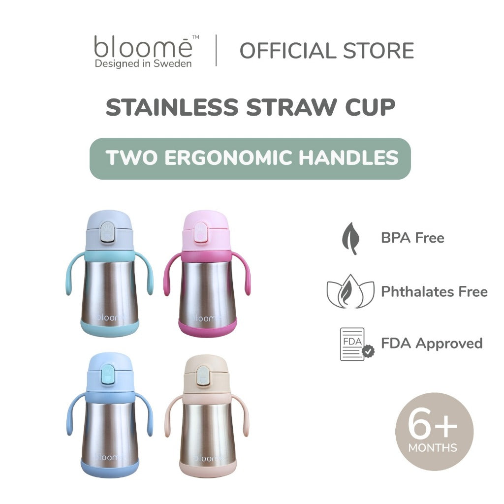 Bloome Stainless Steel Straw Cup – Leak-Proof & Insulated