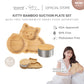 BLOOME X SYLVIE CENDANA Kitty Bamboo Suction Plate Set - Mess-Free Feeding Solution