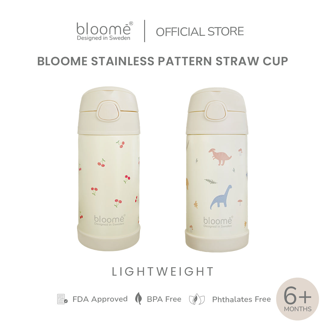 Stainless Pattern Straw Cup