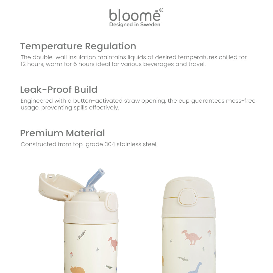 Stainless Pattern Straw Cup