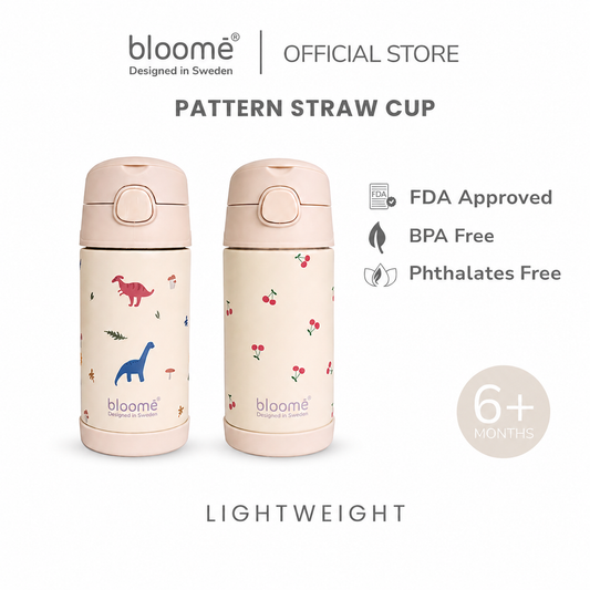 Stainless Pattern Straw Cup