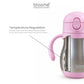 BLOOME – Stainless Training Straw Cup Baby | Premium 304 Thermos Insulated Botol Minum Anak Bayi Sedotan Weighted Gravity Ball