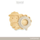 Sheep Bamboo Suction Plate