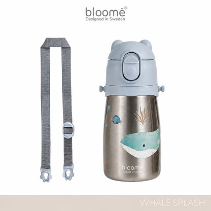Stainless Training Straw Cup Long Strap