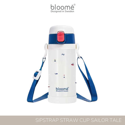 Bloome Stainless SipStrap™ Straw Cup – Botol Minum Anak 350ml