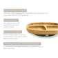 Classic Bamboo Suction Plate