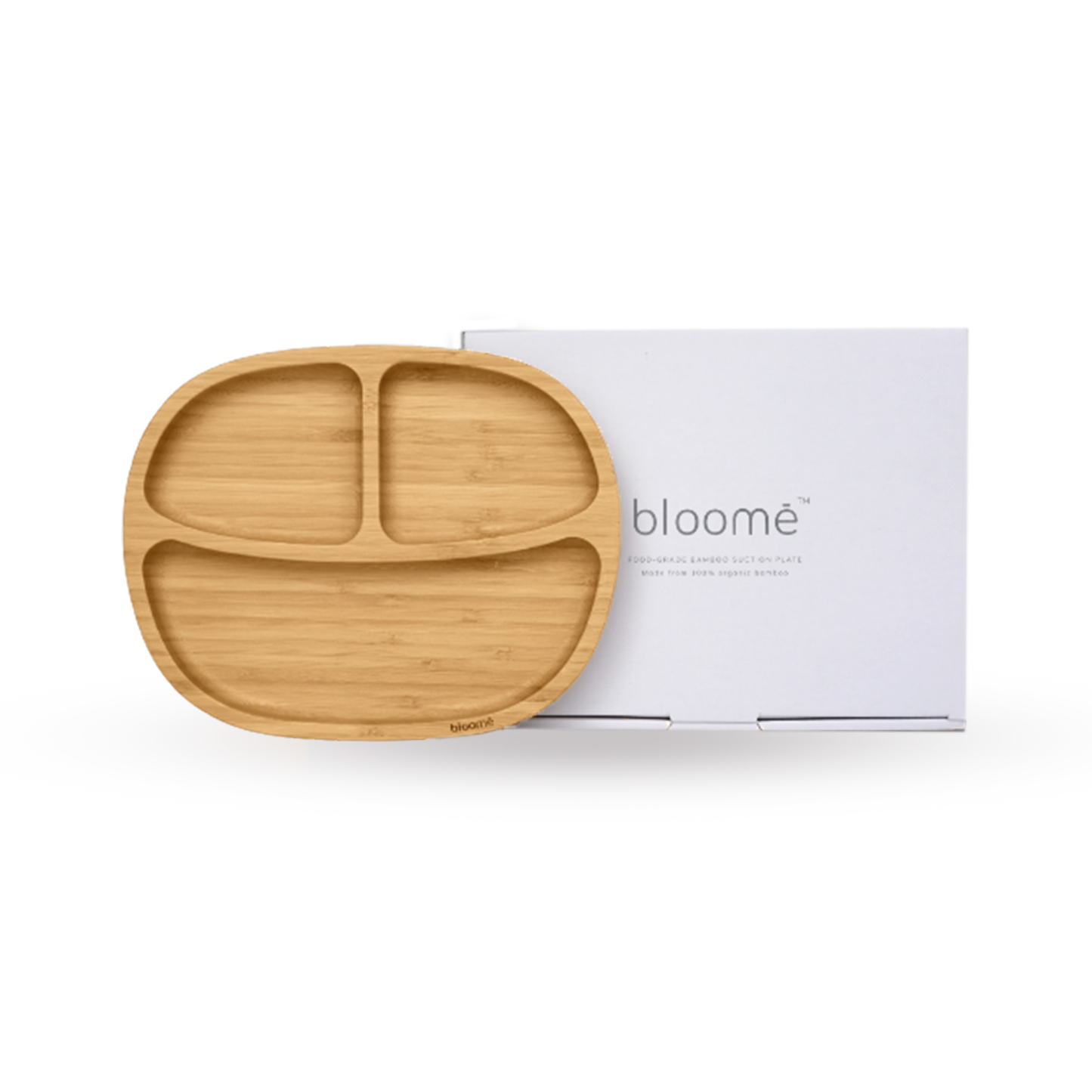 Classic Bamboo Suction Plate