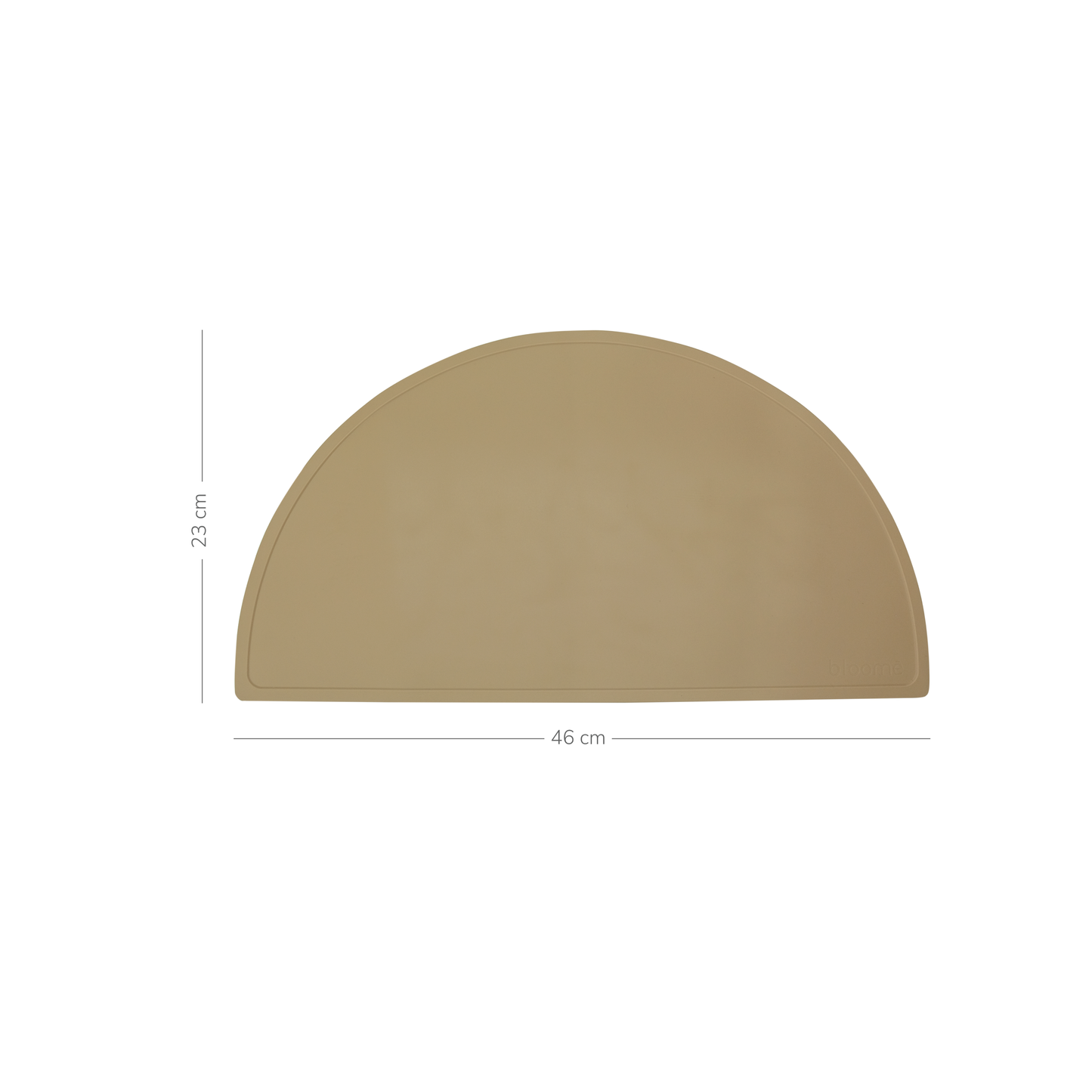 Silicone Placemat Semi Circle